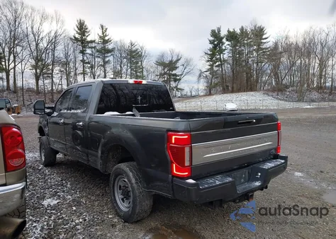 2020 Ford F-250 Platinum z USA, uszkodzony, nr VIN 1FT7W2BTXLED91343